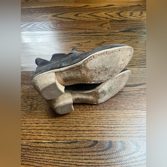 Pedro Garcia Gray Western Suede Ankle Boots Women’s Sz. 40.5 (US 10) - Picture 3 of 11